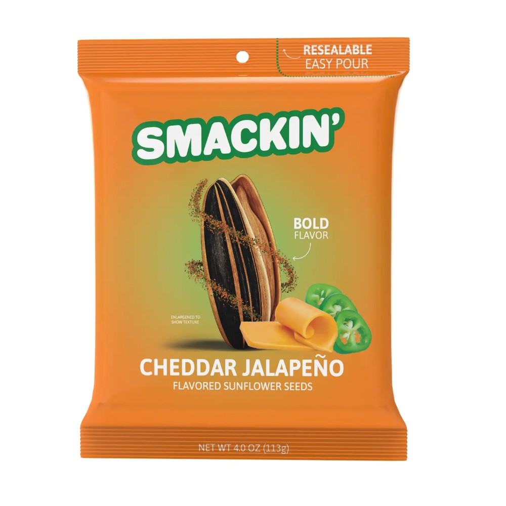 SMACKIN' Sunflower Seeds Cheddar Jalapeno | Spankys Smoke Shop