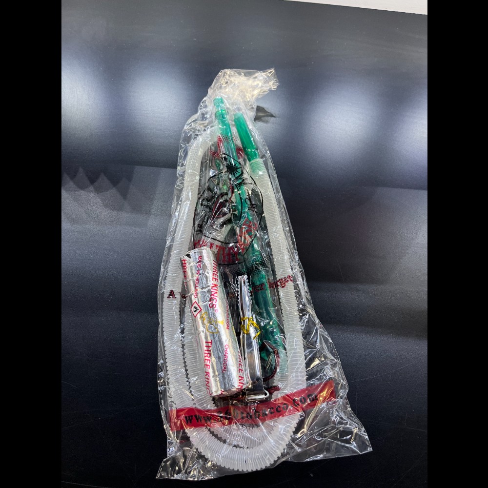 Hose, Tongs, & Charcoal Set For Hookah Cup
