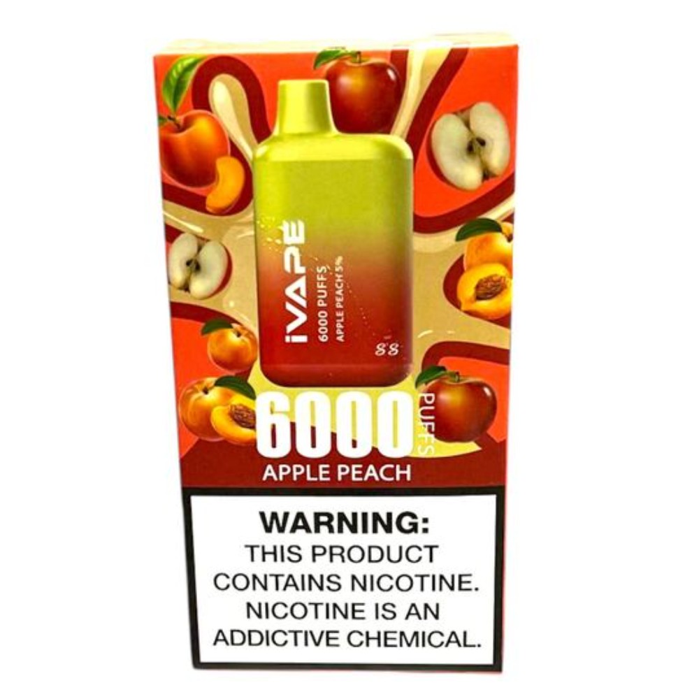 iVape Apple Peach 6000 Puffs iVape Apple Peach 6000 Puffs