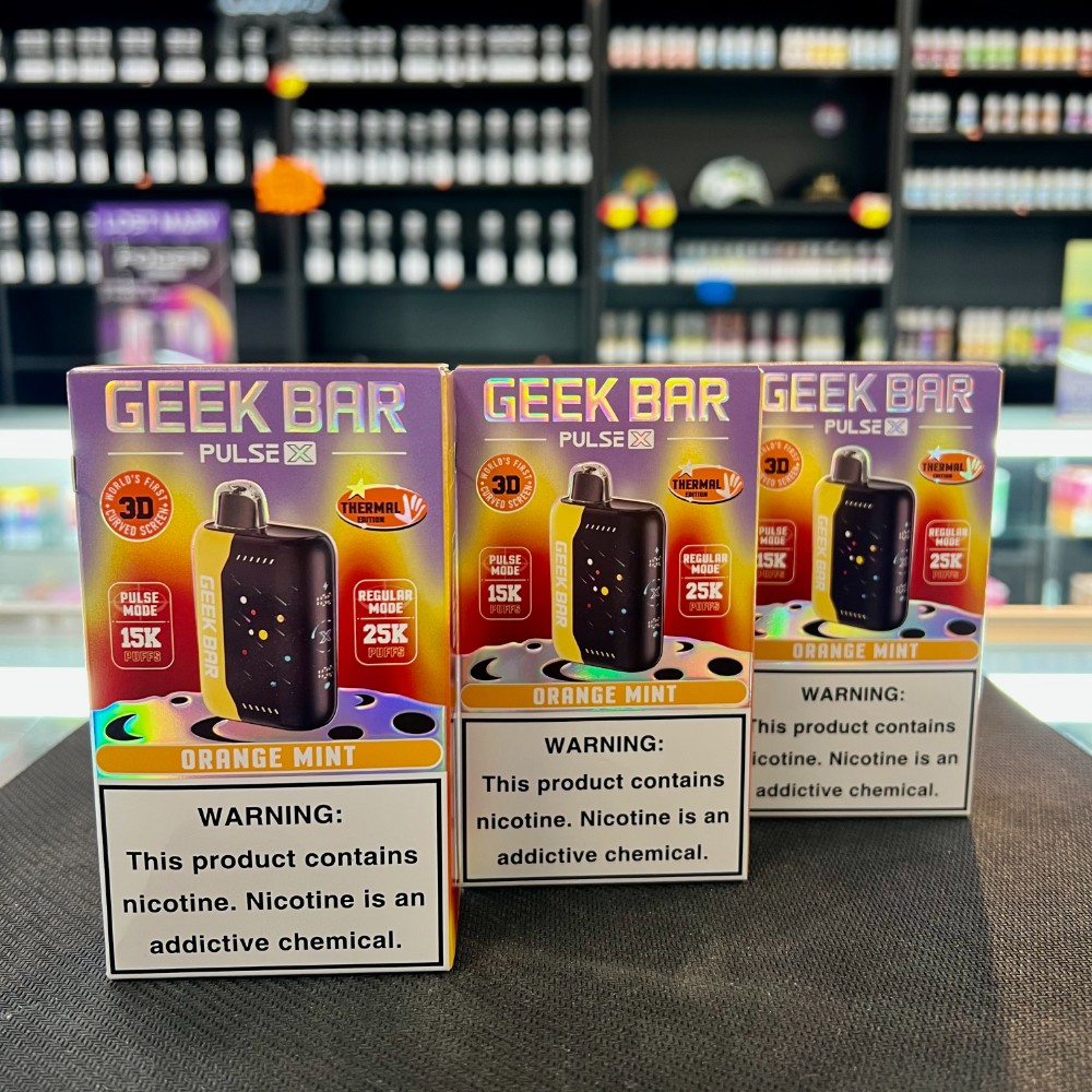 Geek Bar Pulse Orange Mint | House of Pipes Geek Bar Pulse Orange Mint | House of Pipes