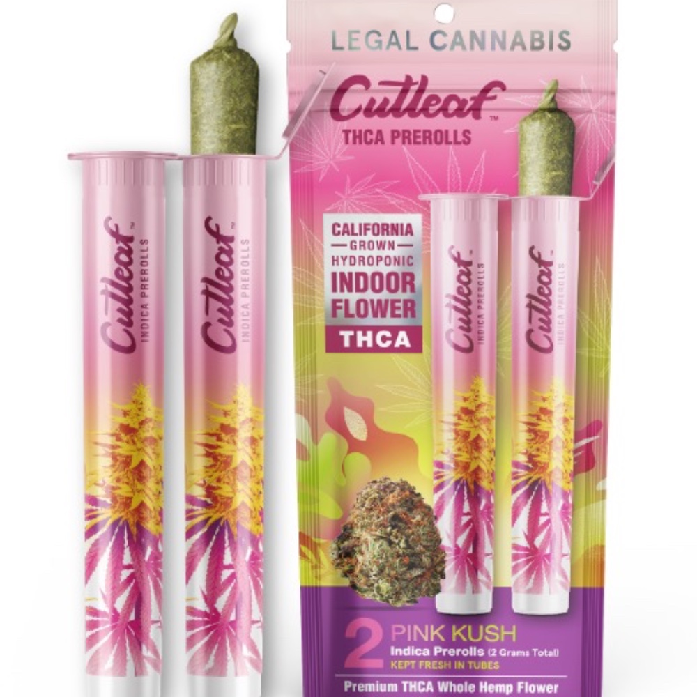 Cutleaf Prerolls- Pink Kush (indica)