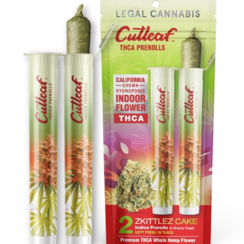Cutleaf Prerolls- Zkittles Cake (indica)