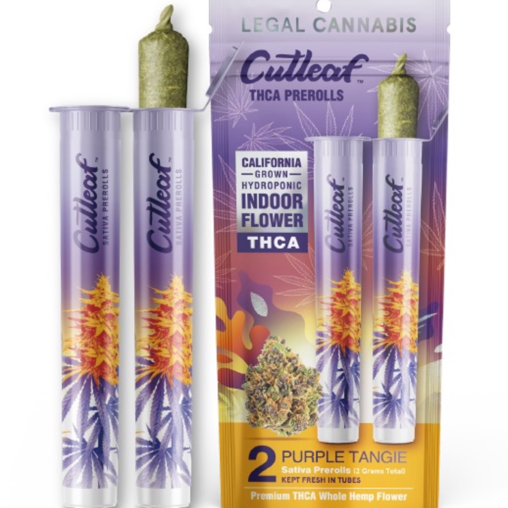 Cutleaf Prerolls- Purple Tangie (sativa)