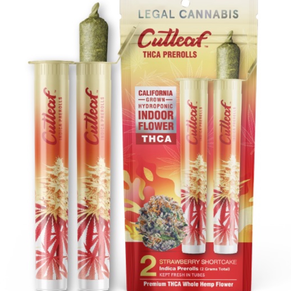 Cutleaf Prerolls- Strawberry Shortcake (indica)