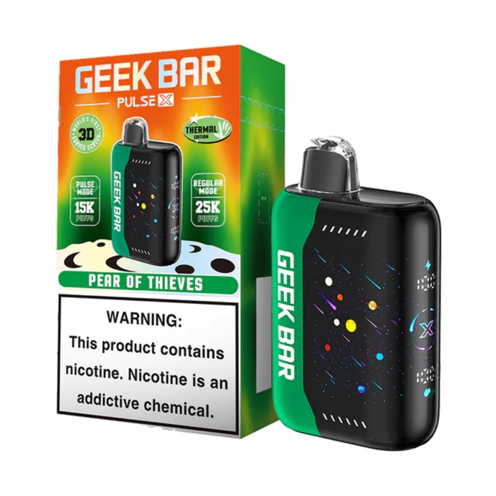 GeekBar Pulse X Pear of Thieves 25k — disposable vapes at Marietta Vapes smoke shop in Marietta, GA