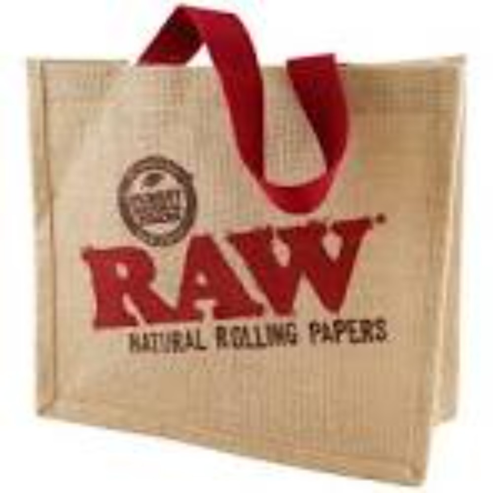Raw Burlap Tote bag medium sized — bags accessories at Marietta Vapes smoke shop in Marietta, GA