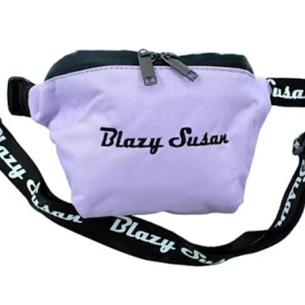 Blazy Susan Foil Lined Smell Proof Lavender Fanny Pack with Adjustable Strap — bags accessories at Marietta Vapes smoke shop in Marietta, GA