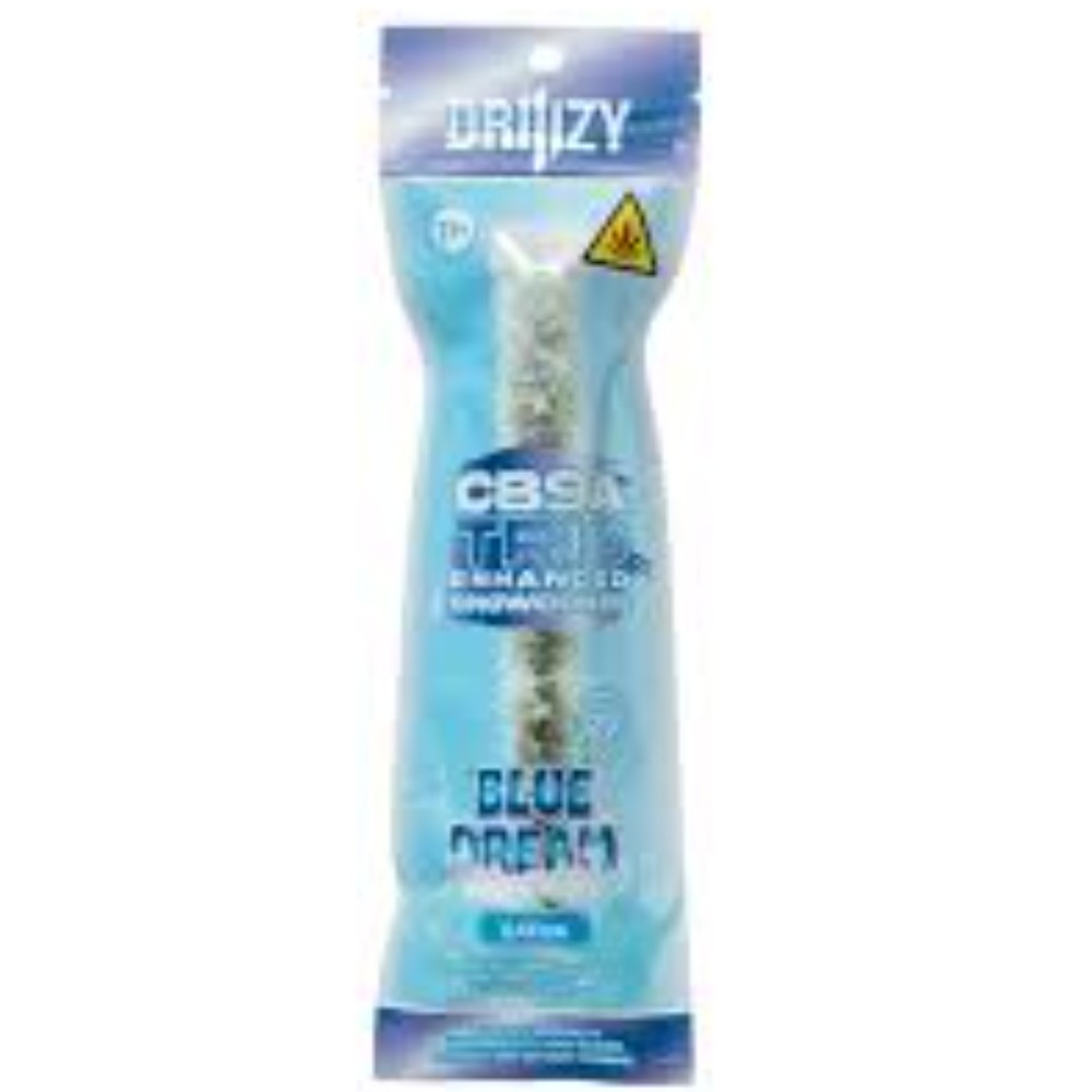 Driiizy CB9A Trio Enhanced Snow cones Sativa 2G Diamond Coated Pre-Roll Blue Dream Flavored — thc products at Marietta Vapes smoke shop in Marietta, GA
