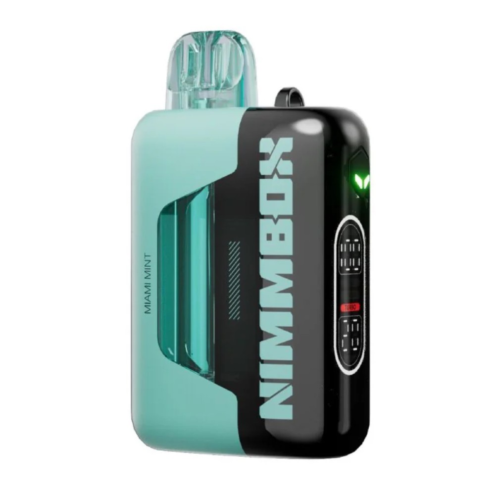 Nimmbox Flux Miami Mint 3 modes (soft,normal,turbo) 5% nicotine — disposable vapes at Marietta Vapes smoke shop in Marietta, GA
