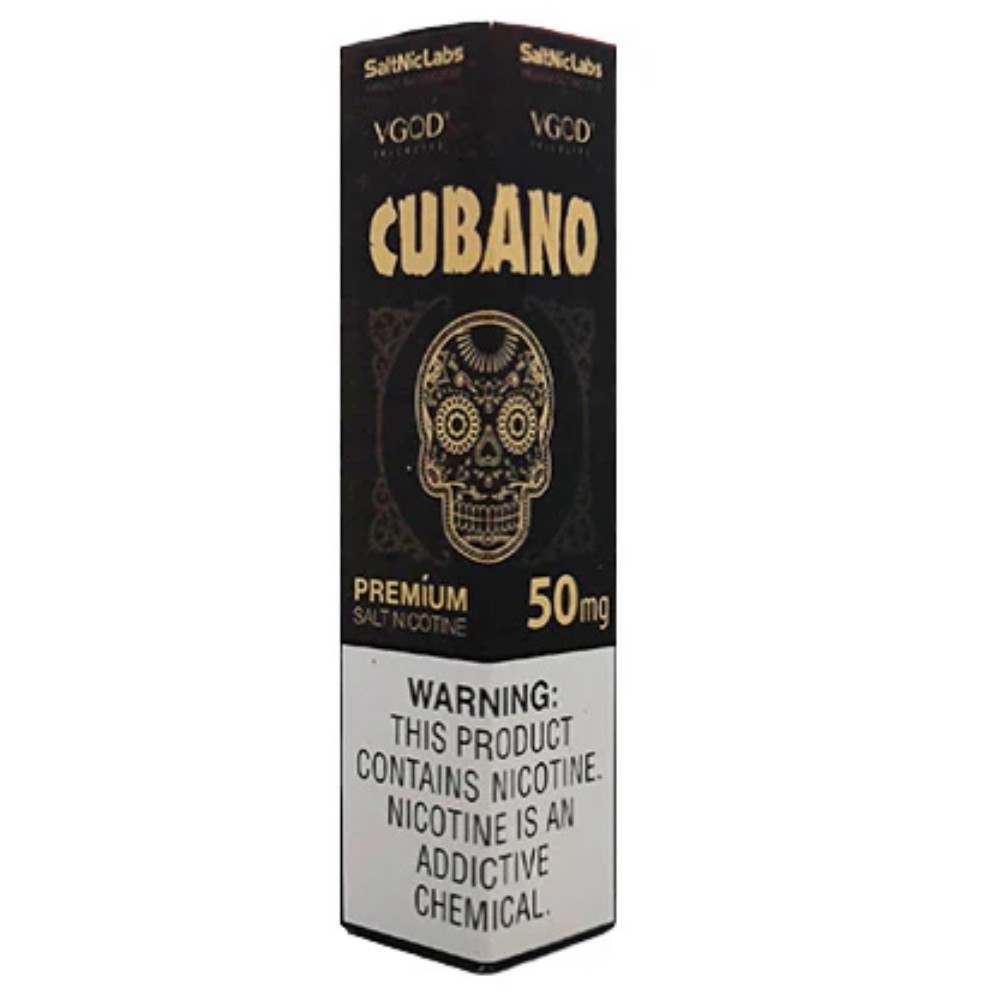 VGOD Salt Nicotine Cubano 50mg — e liquid at Marietta Vapes smoke shop in Marietta, GA