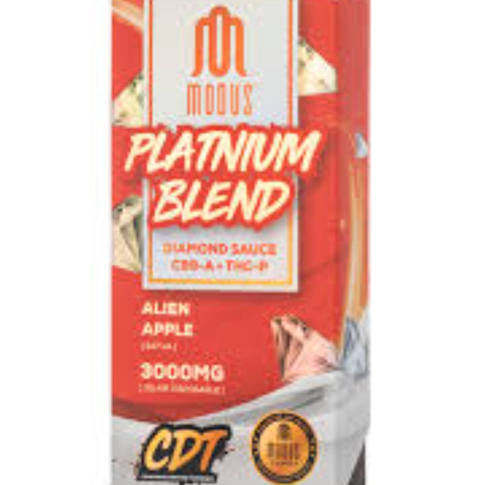 Modus Platnium Diamond Sauce CB9-A + THC-P Alien Apple (Sativa) 3 Gram Disposable — thc products at Marietta Vapes smoke shop in Marietta, GA