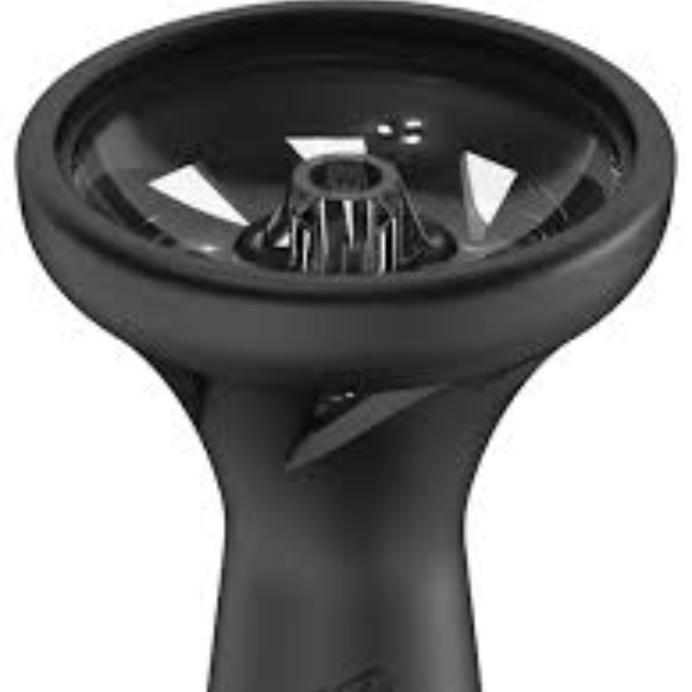Fantasia Hookah Bowl Crystal and Silicon- Black — coals hookah accessories at Marietta Vapes smoke shop in Marietta, GA