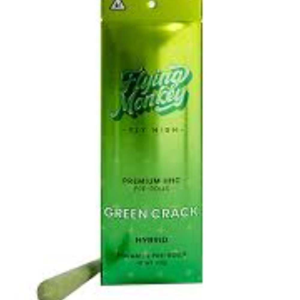 Flying Monkey Premium HHC Pre-rolls Green Crack Hybrid 1 Gram 2 Pre-rolls — thc products at Marietta Vapes smoke shop in Marietta, GA