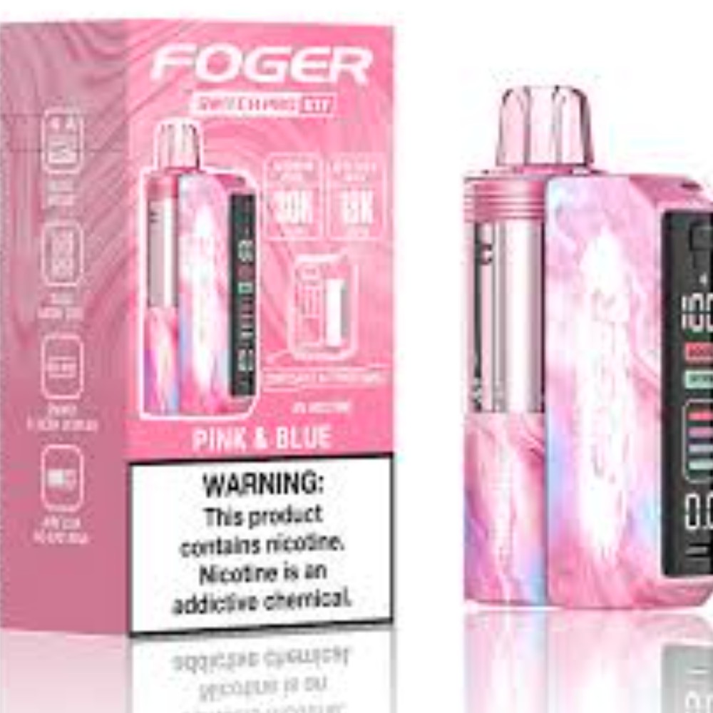Foger Switch Pro Kit With Pod & Power Bank 5% Nicotine Pink & Blue Flavor — disposable vapes at Marietta Vapes smoke shop in Marietta, GA