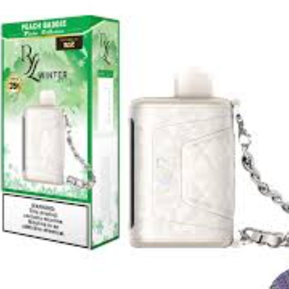 Raz RYL Peach Baddie Winter Collection 35k Puffs With Attachable Chain — disposable vapes at Marietta Vapes smoke shop in Marietta, GA