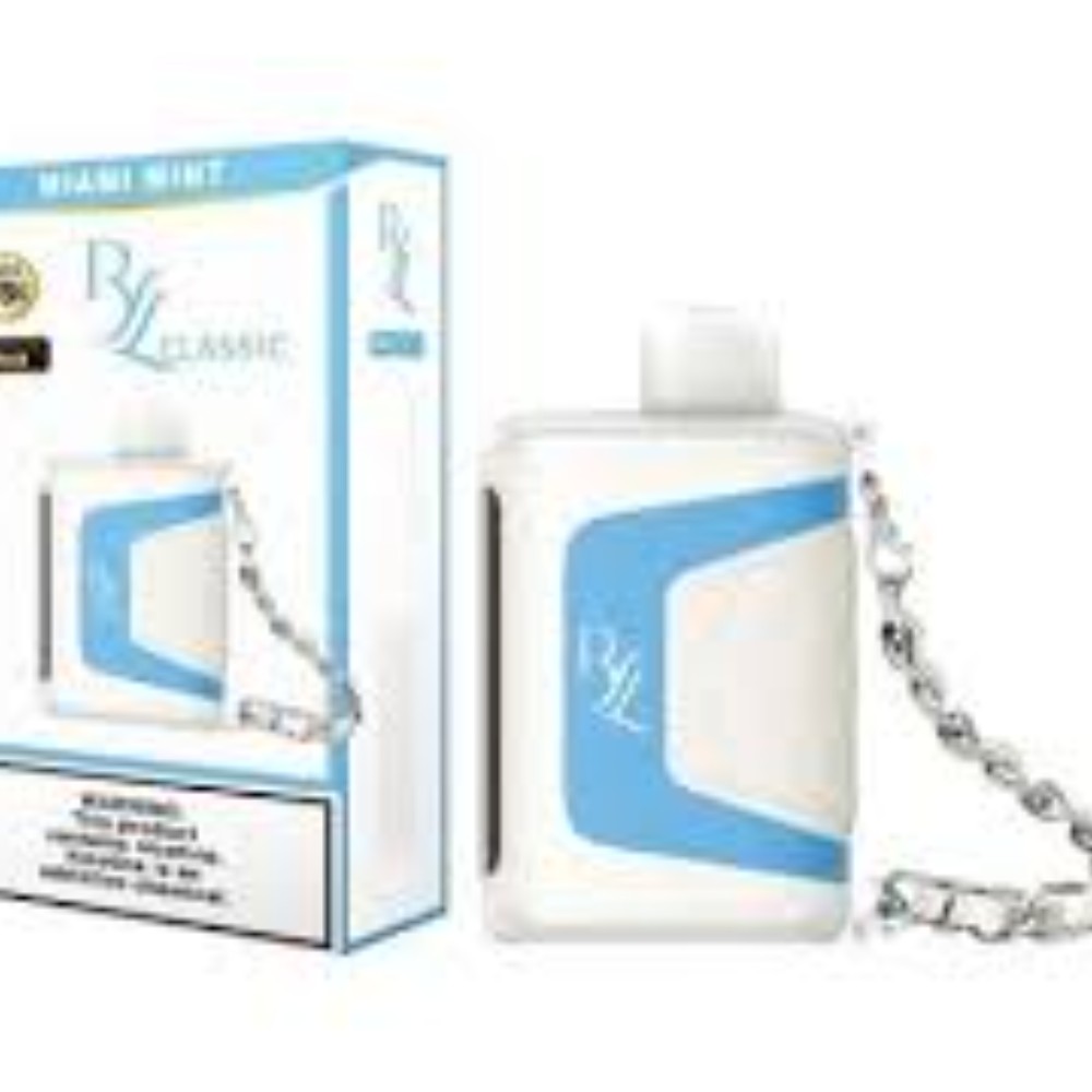 Raz RYL Miami Mint classic collection 35k Puffs With Attachable Chain — disposable vapes at Marietta Vapes smoke shop in Marietta, GA