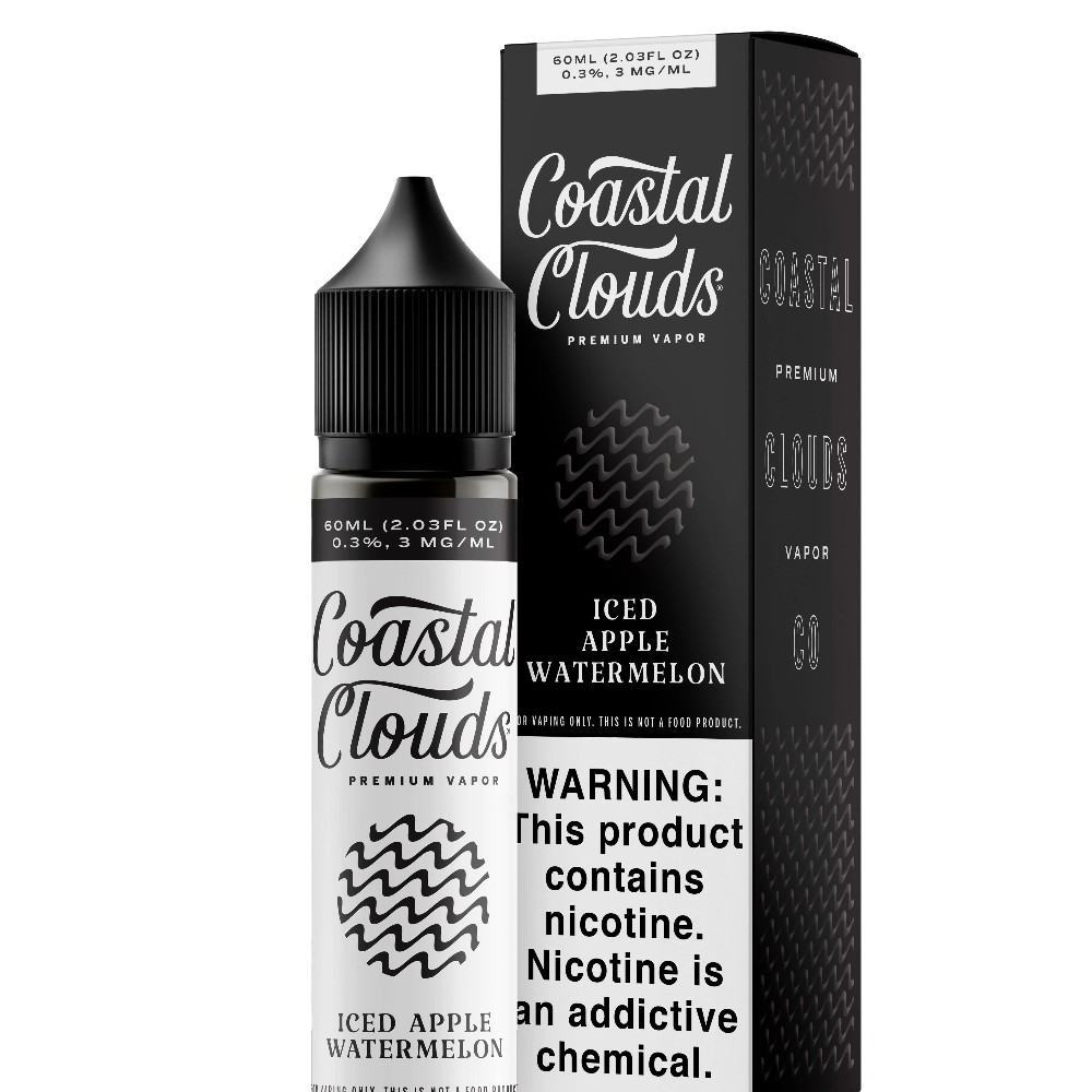 Coastal Clouds Apple Watermelon 0mg — e liquid at Marietta Vapes smoke shop in Marietta, GA