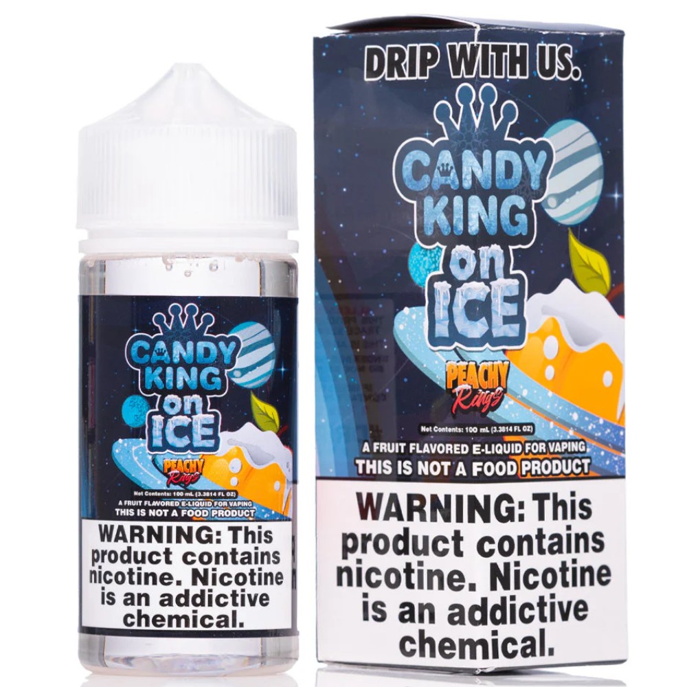 Candy King Peachy Rings on Ice 6mg — e liquid at Marietta Vapes smoke shop in Marietta, GA