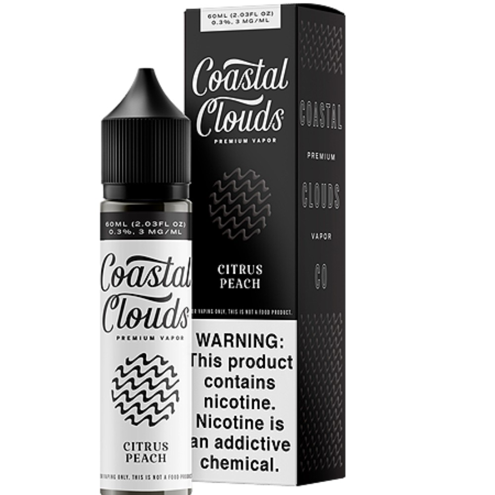 Coastal Clouds Citrus Peach 6mg — e liquid at Marietta Vapes smoke shop in Marietta, GA