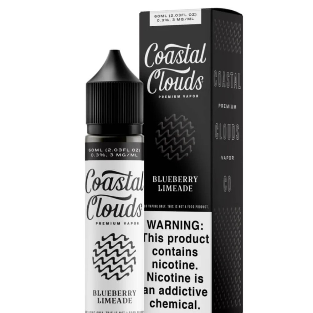 Coastal Clouds Blueberry Limeade 3mg — e liquid at Marietta Vapes smoke shop in Marietta, GA
