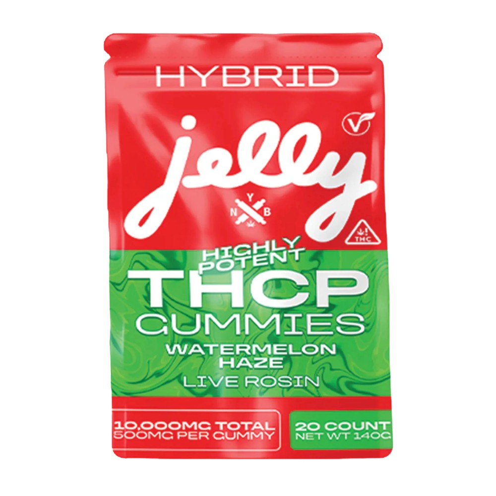 Jelly Highly Potent THCP Gummies live rosin Watermelon Haze Hybrid — thc products at Marietta Vapes smoke shop in Marietta, GA