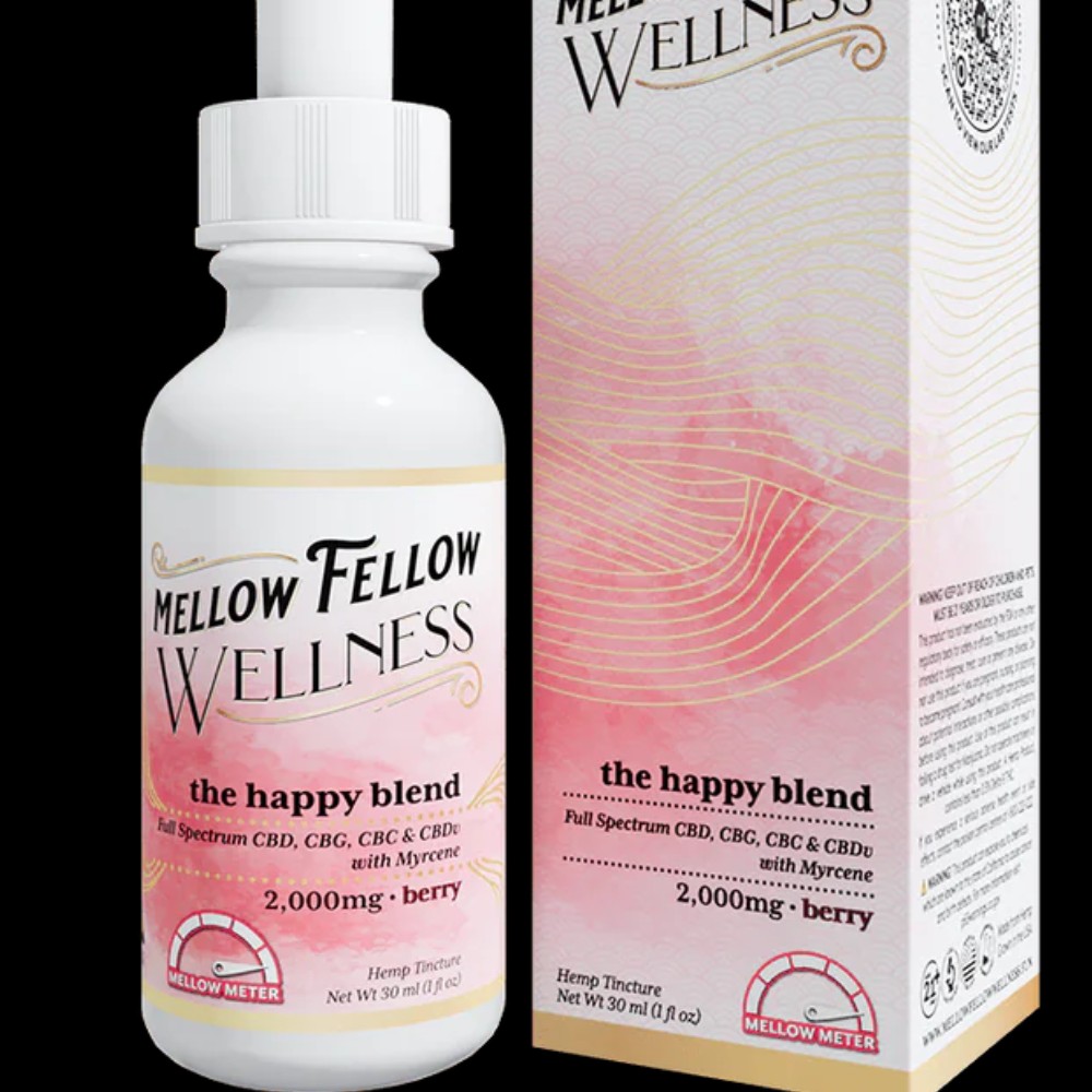Mellow Fellow Wellness Elevate: The Happy Blend 2000mg Berry — thc products at Marietta Vapes smoke shop in Marietta, GA