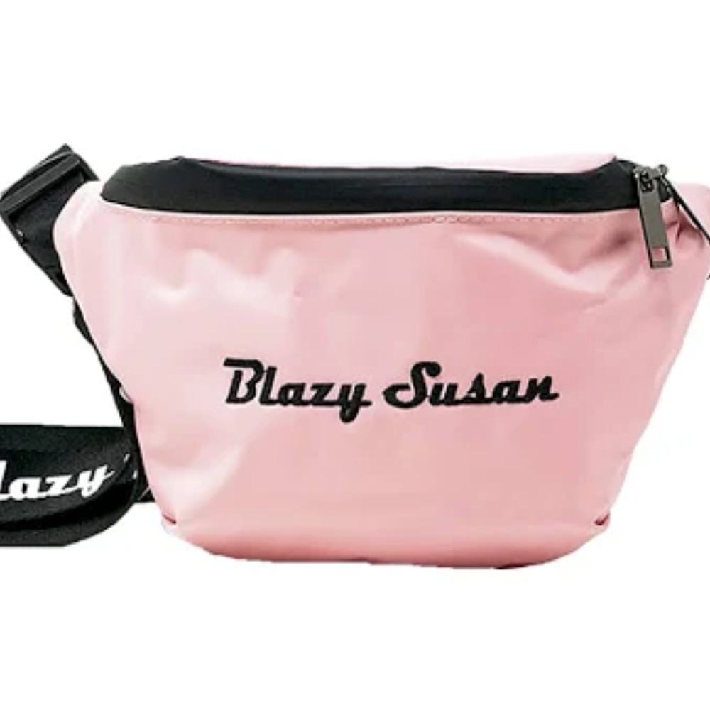 Blazy Susan Foil Lined Smell Proof Light Pink Fanny Pack with Adjustable Strap — bags accessories at Marietta Vapes smoke shop in Marietta, GA