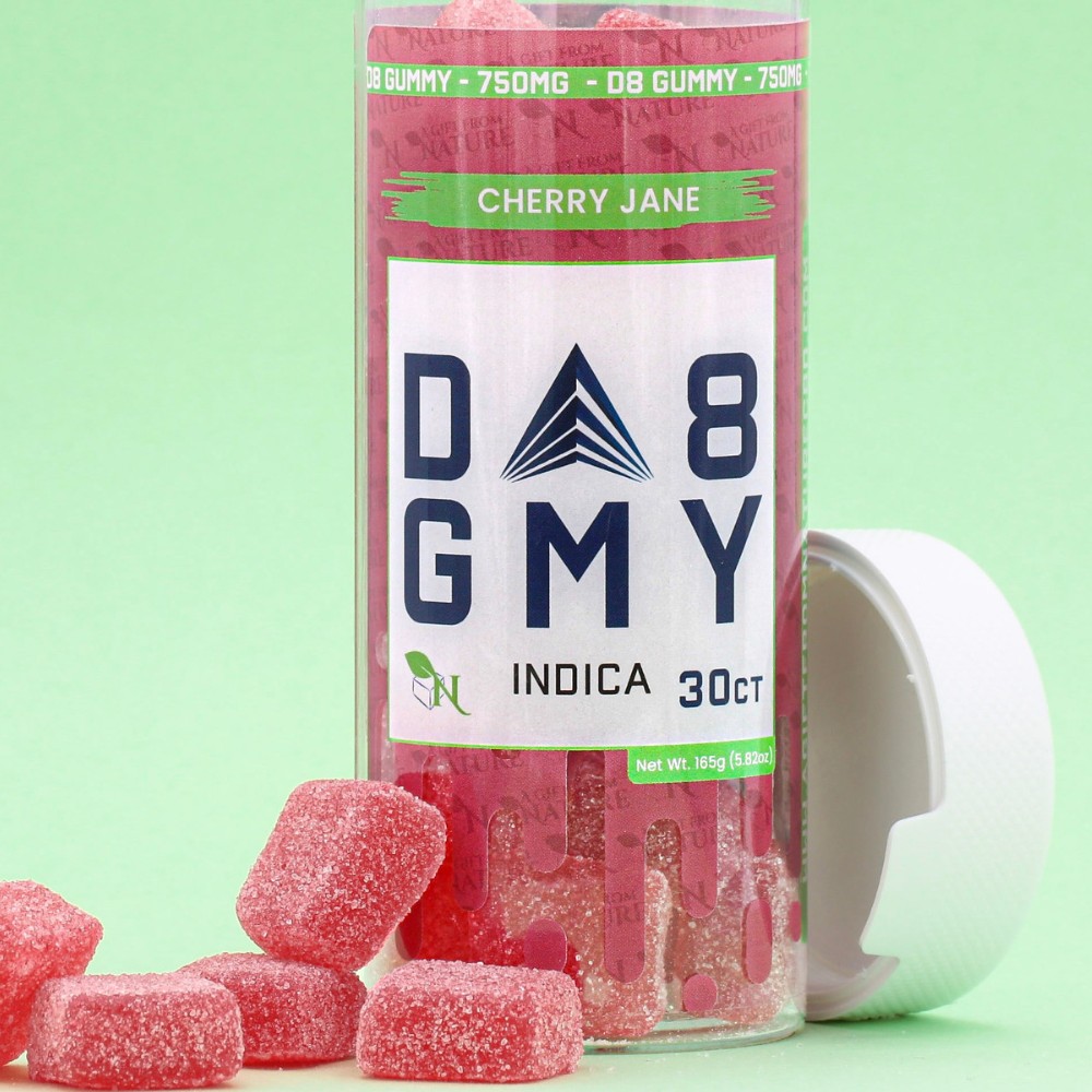 D8 GMY Cherry Jane Indica 750mg 30 Gummies — thc products at Marietta Vapes smoke shop in Marietta, GA