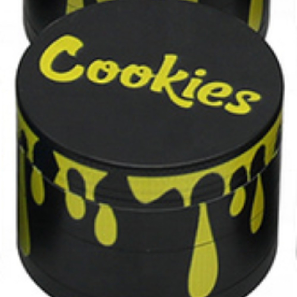 Cookies Grinder yellow drip — grinders scales at Marietta Vapes smoke shop in Marietta, GA
