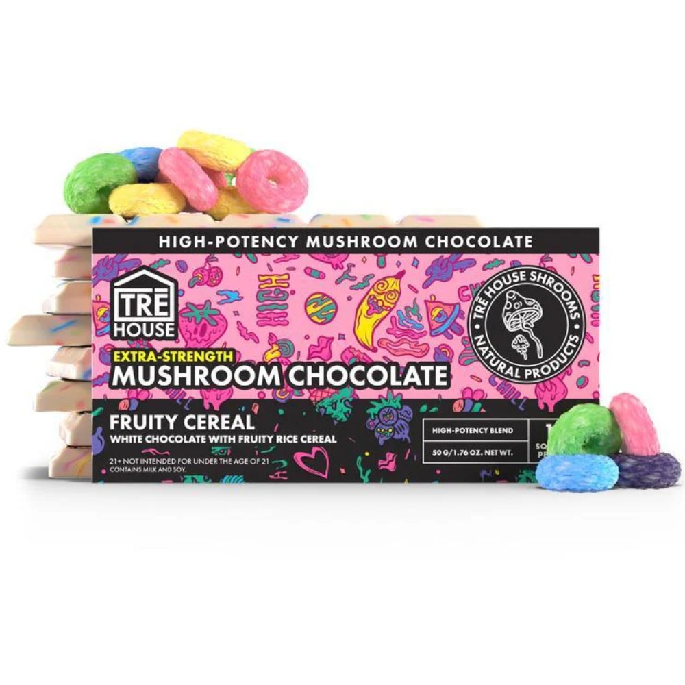 Tre House Mushroom Chocolate Fruity cereal — mushrooms at Marietta Vapes smoke shop in Marietta, GA