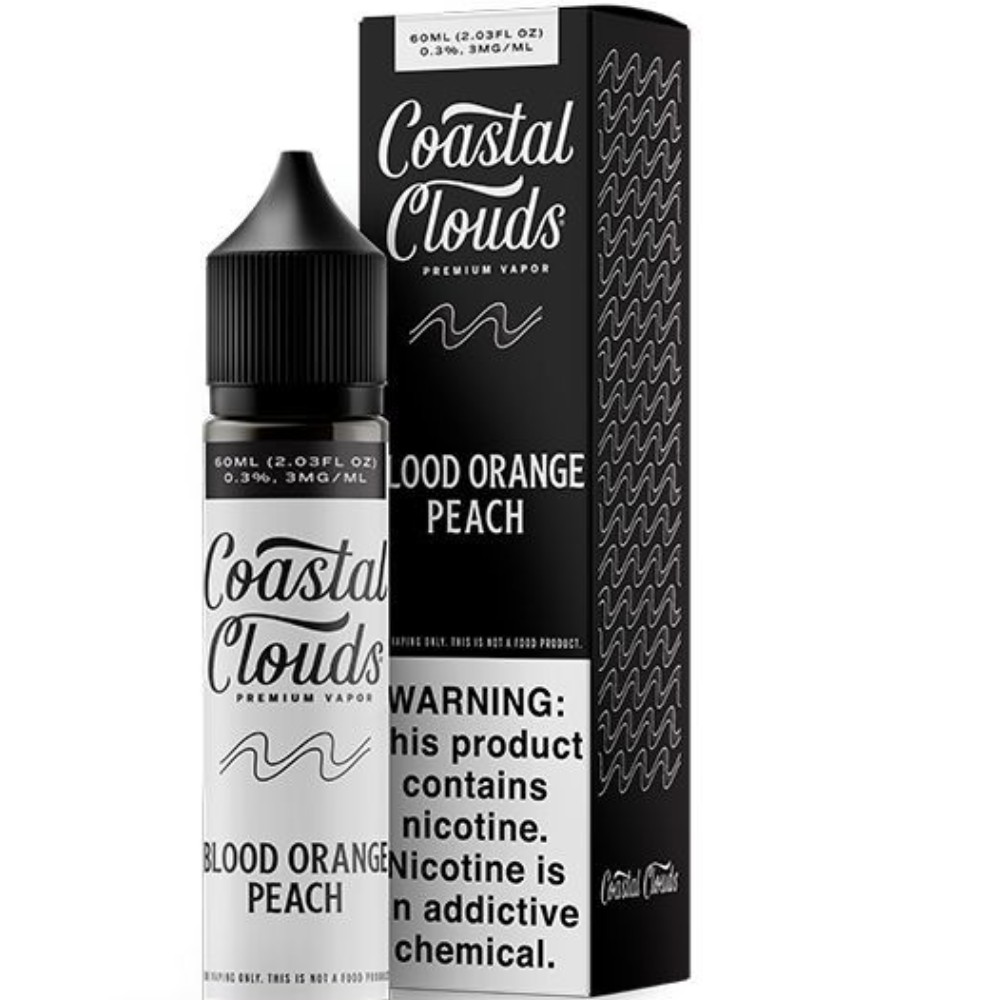 Coastal Clouds Blood Orange Peach 6mg — e liquid at Marietta Vapes smoke shop in Marietta, GA