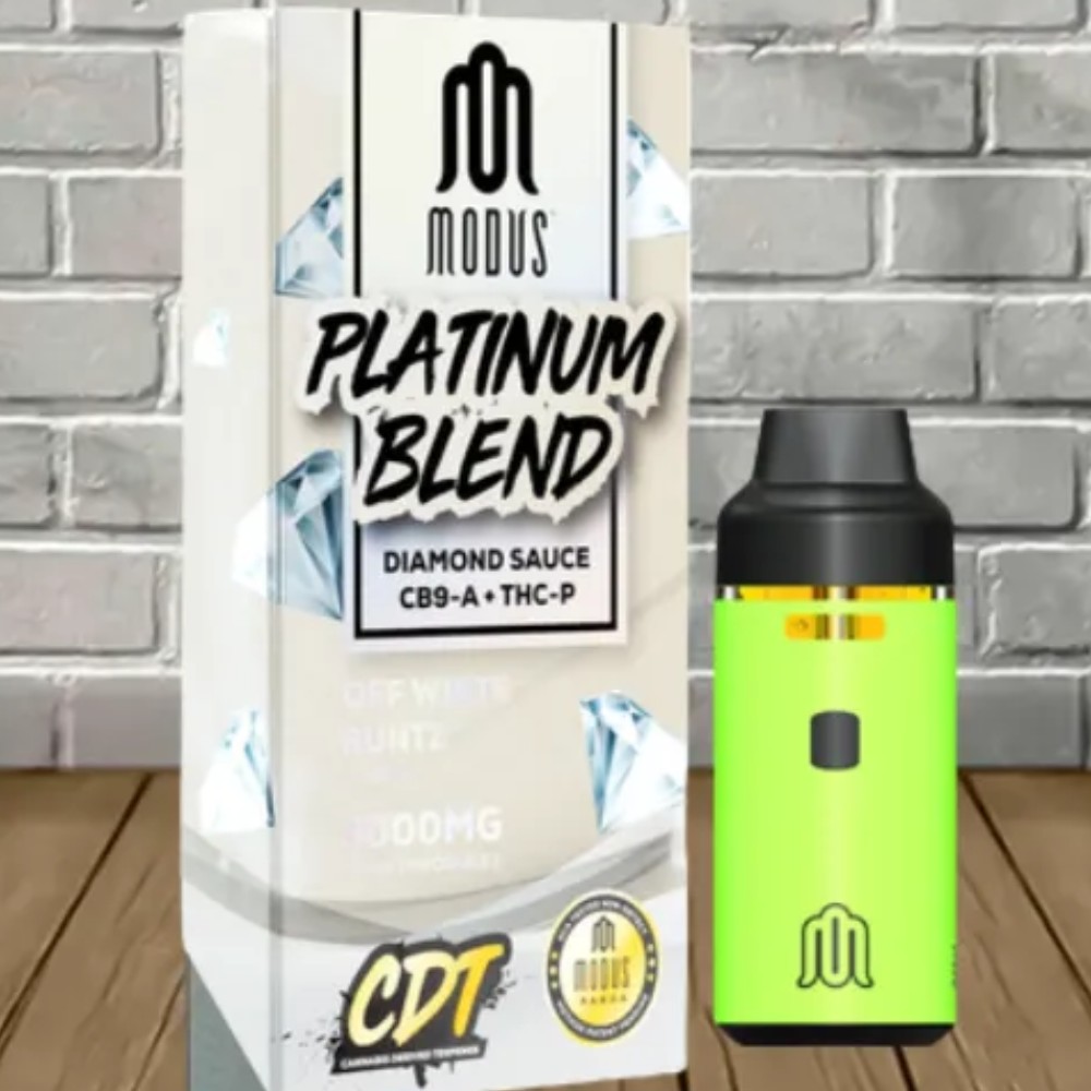 Modus Platnium Diamond Sauce CB9-A + THC-P Off White Runts (hybrid) 3 Gram Disposable — thc products at Marietta Vapes smoke shop in Marietta, GA
