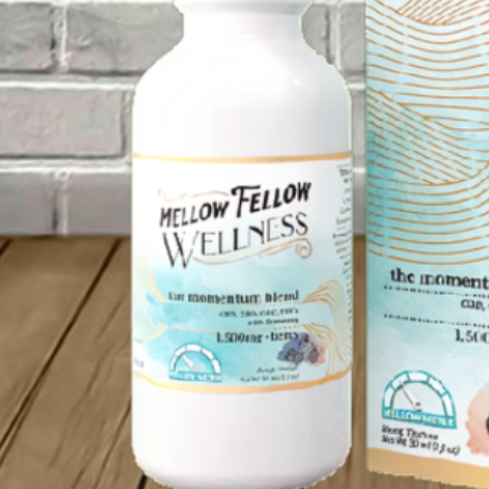 Mellow Fellow Wellness Momentum: the Energy Blend 1500mg Berry CBD Oil — thc products at Marietta Vapes smoke shop in Marietta, GA