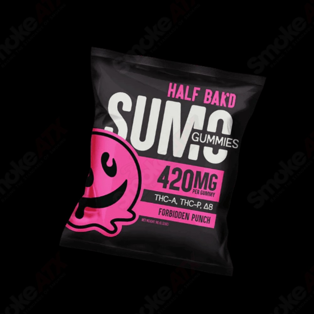 Half Bak'd Forbidden Punch Sumo collection 2 Gummies 420mg Per gummy — thc products at Marietta Vapes smoke shop in Marietta, GA