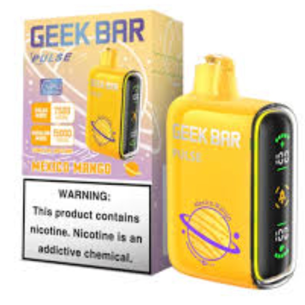 GeekBar Pulse Mexican Mango 15k puffs — disposable vapes at Marietta Vapes smoke shop in Marietta, GA