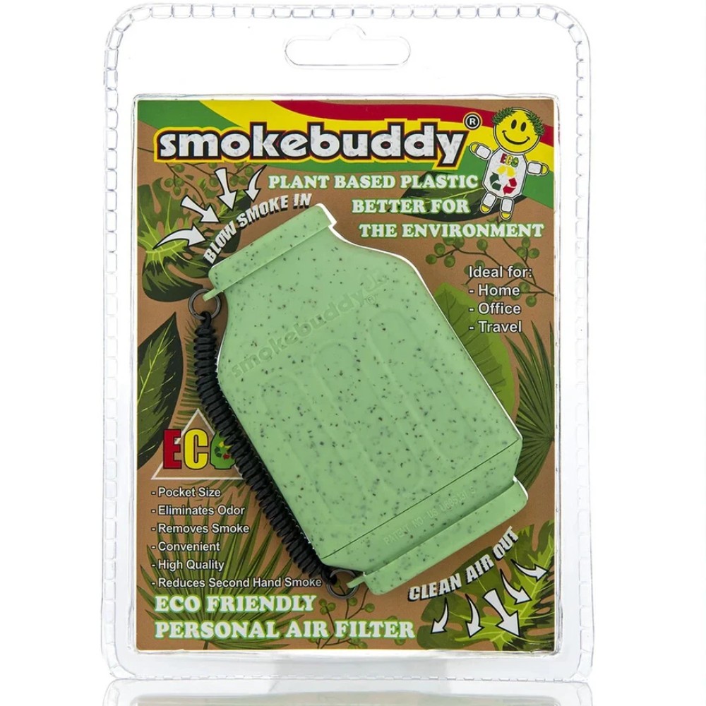 Smokebuddy the Eco; Personal Air Filter: Eco Jr Greeen — smoke buddy at Marietta Vapes smoke shop in Marietta, GA