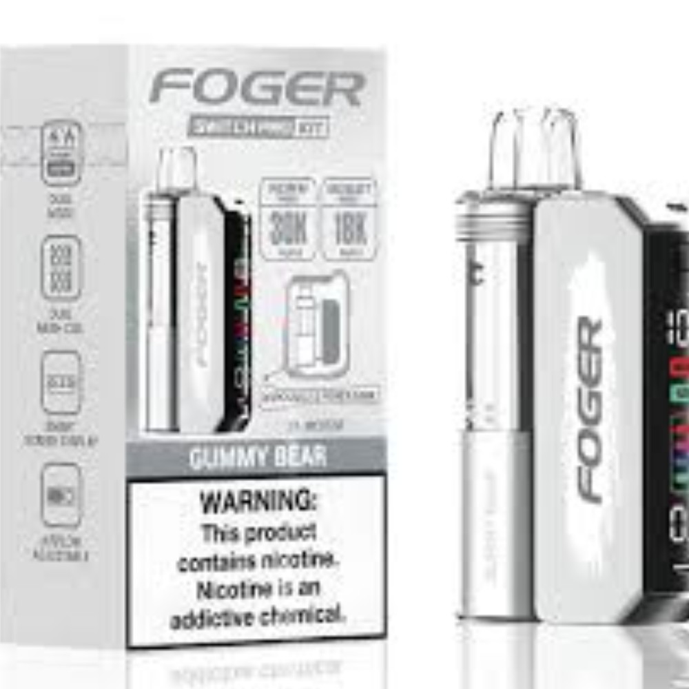 Foger Switch Pro Kit With Pod & Power Bank 5% Nicotine White Gummy — disposable vapes at Marietta Vapes smoke shop in Marietta, GA