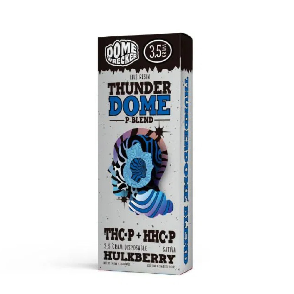 Thunder Dome THCp+HHCp Disposable 3.5gram Hulkberry Sativa — thc products at Marietta Vapes smoke shop in Marietta, GA