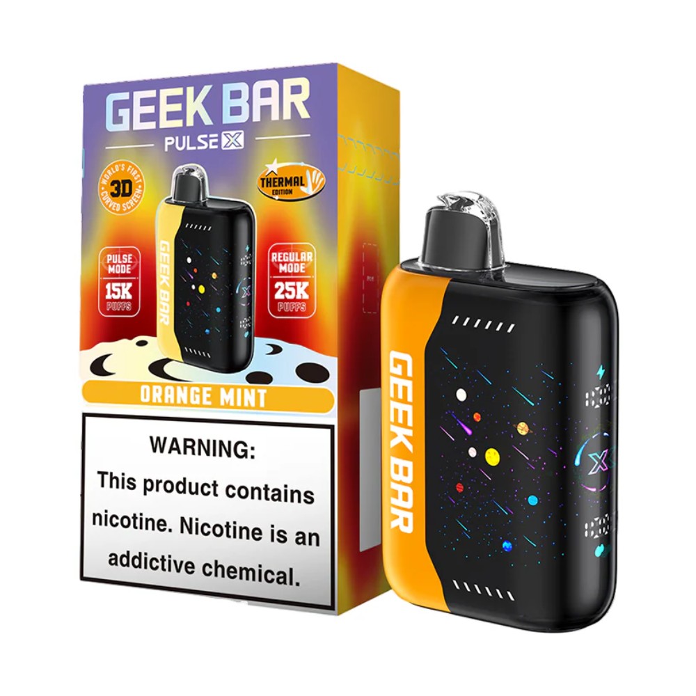 Geek Bar Pulse X 25k Puffs Orange Mint — disposable vapes at Marietta Vapes smoke shop in Marietta, GA