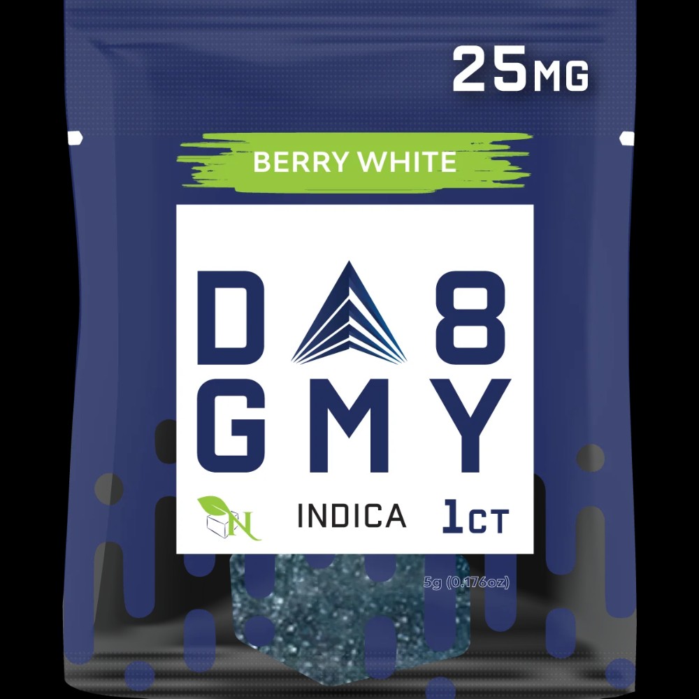 D8 GMY Indica 1 ct 25mg Berry White — thc products at Marietta Vapes smoke shop in Marietta, GA