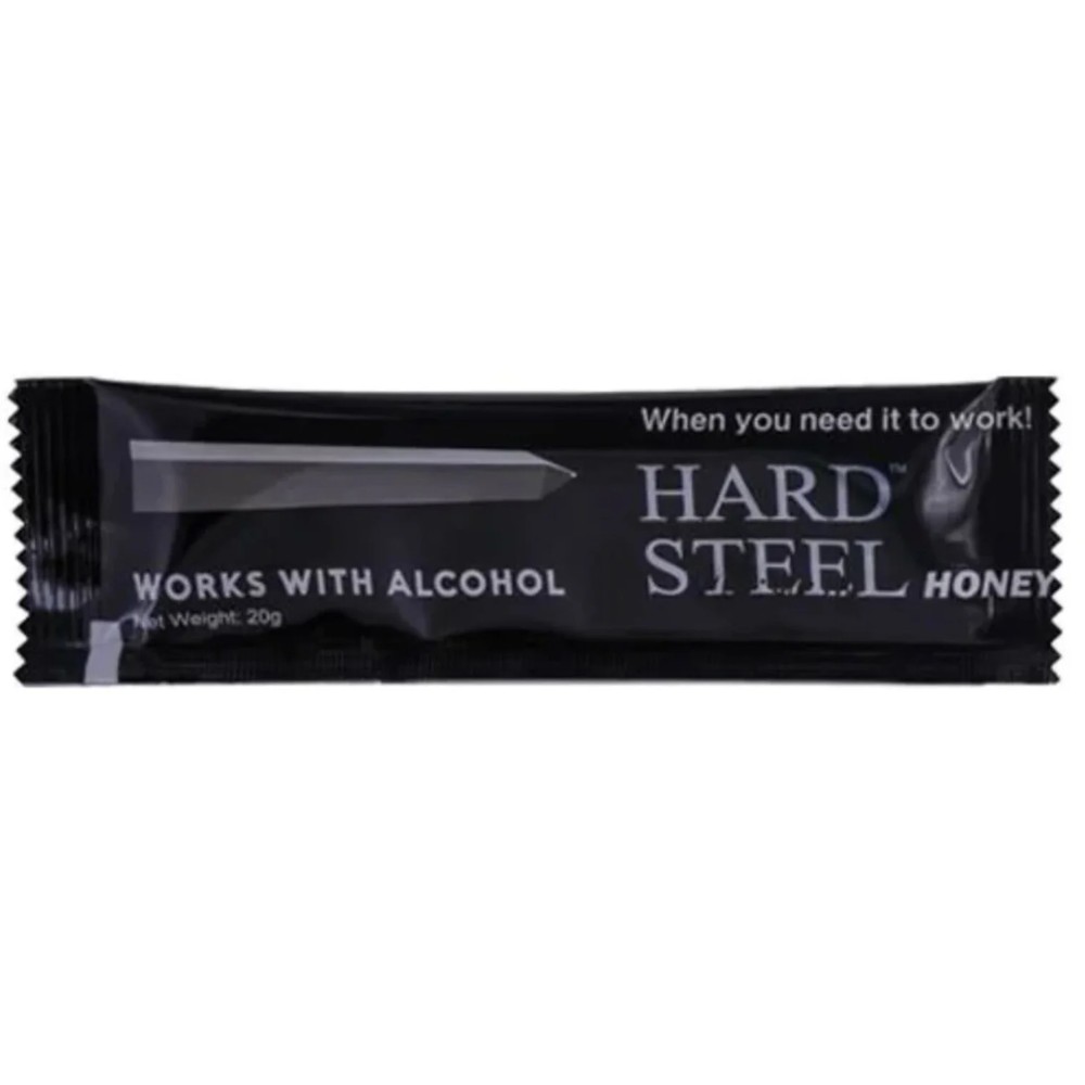 Hard Steel Honey Single Sachet Packet 20g Absorbed Well Taken With Alcohol Effects in 30 minutes Lasts up to 2 Days Reliable and Safe — mood supplements at Marietta Vapes smoke shop in Marietta, GA
