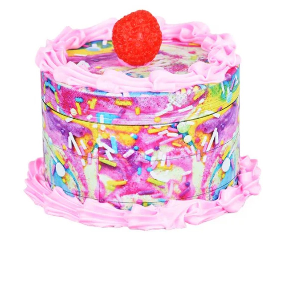 Cake Grinders Pink Frosting — grinders scales at Marietta Vapes smoke shop in Marietta, GA