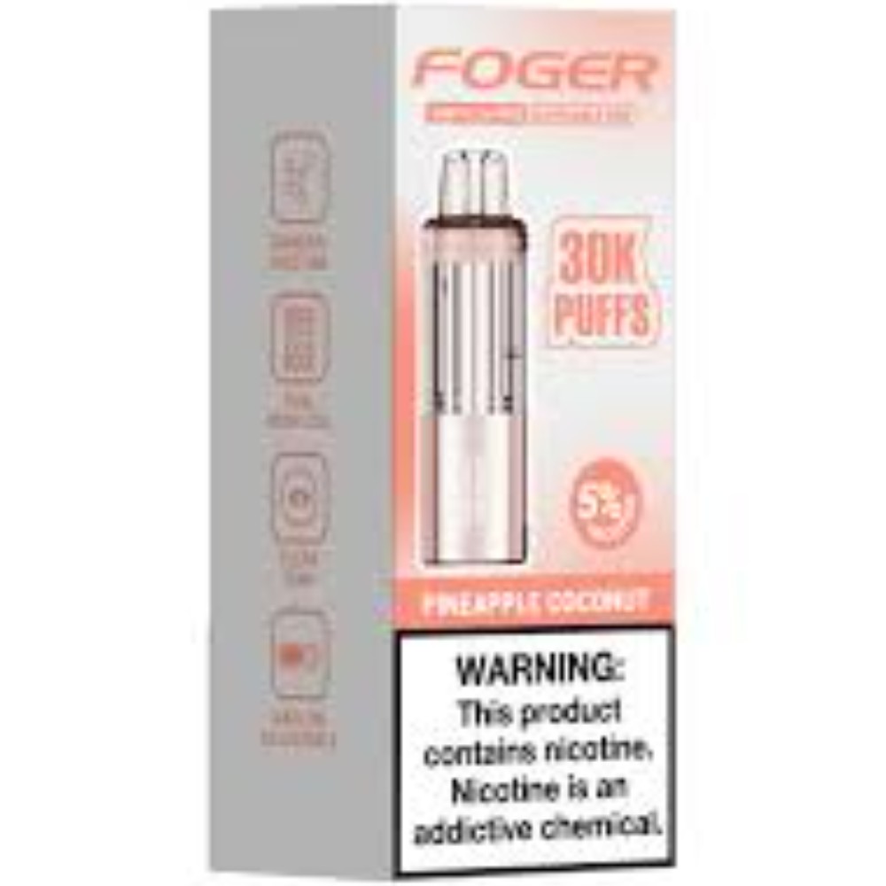 Foger Switch Pro Pod Only 30k Puffs 5% Nicotine Pineapple Coconut — disposable vapes at Marietta Vapes smoke shop in Marietta, GA