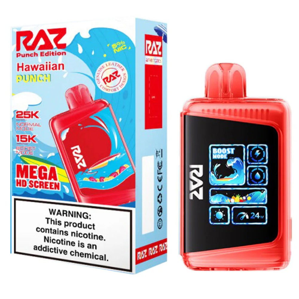 Raz Punch Edition Hawaiian Punch 25k puffs — disposable vapes at Marietta Vapes smoke shop in Marietta, GA