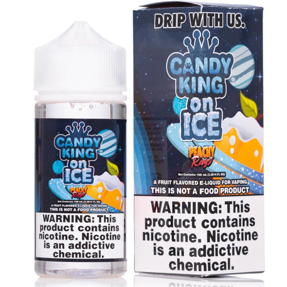 Candy King Peachy Rings on Ice 3mg — e liquid at Marietta Vapes smoke shop in Marietta, GA