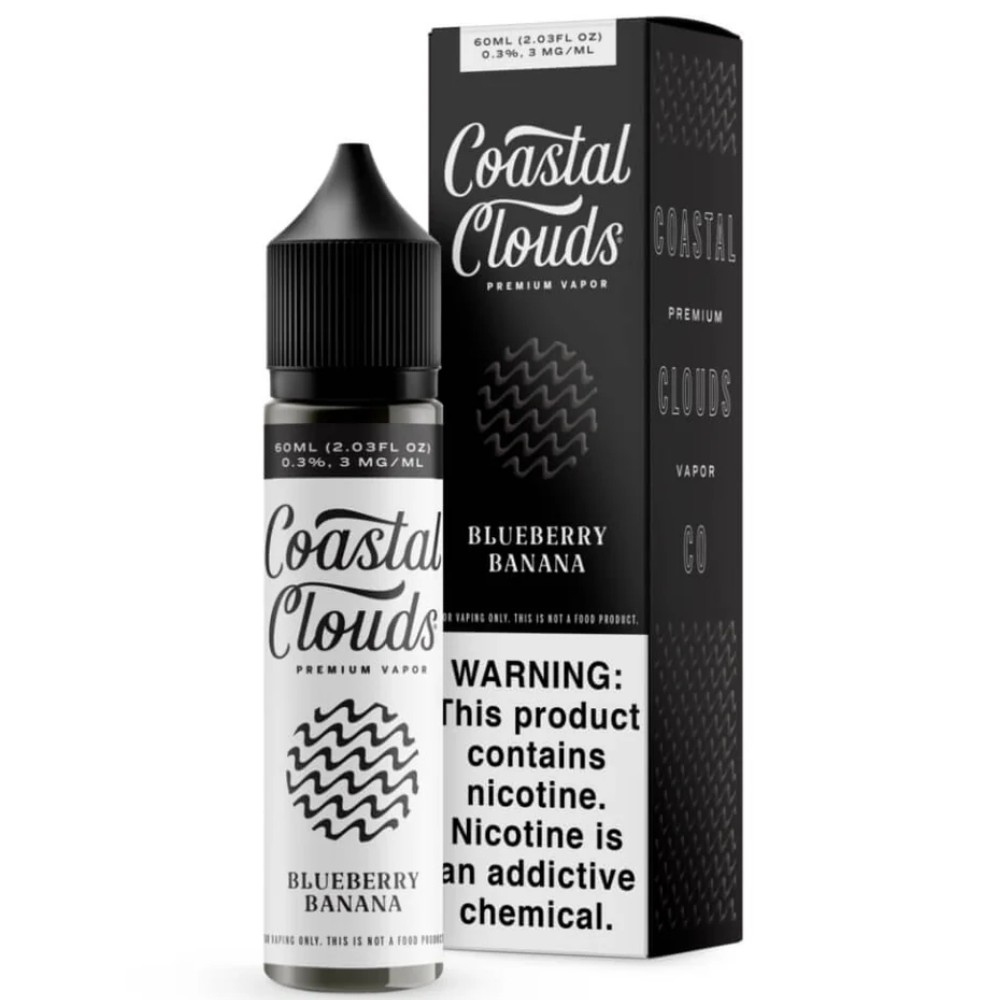 Coastal Clouds Blueberry Banana 6mg — e liquid at Marietta Vapes smoke shop in Marietta, GA