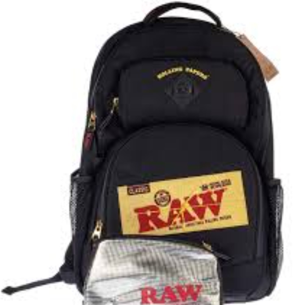 Raw Bakepack 5 Layer Construction Water Resistant and Odor Resistant + Extra Smell Resistant pouch — bags accessories at Marietta Vapes smoke shop in Marietta, GA