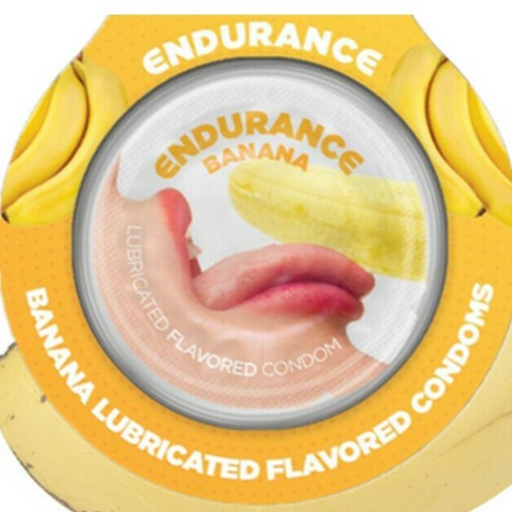 Banana flavored condoms