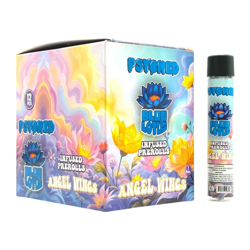Blue Lotus: Infused Prerolls-Angel Wings