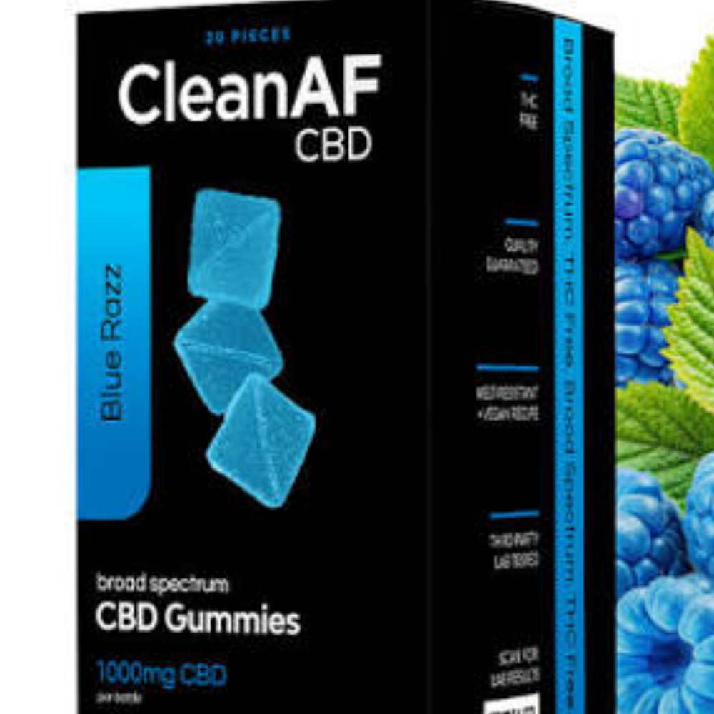 Broad Spectrum CBD Gummies Blue Razz